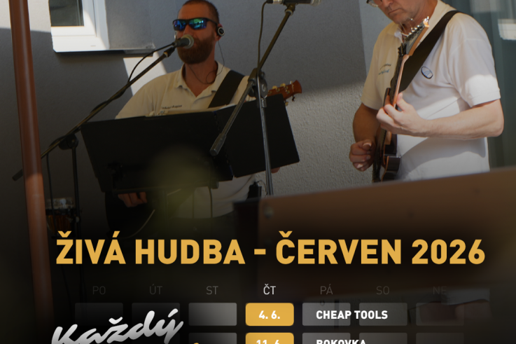 Živá hudba červen 2026
