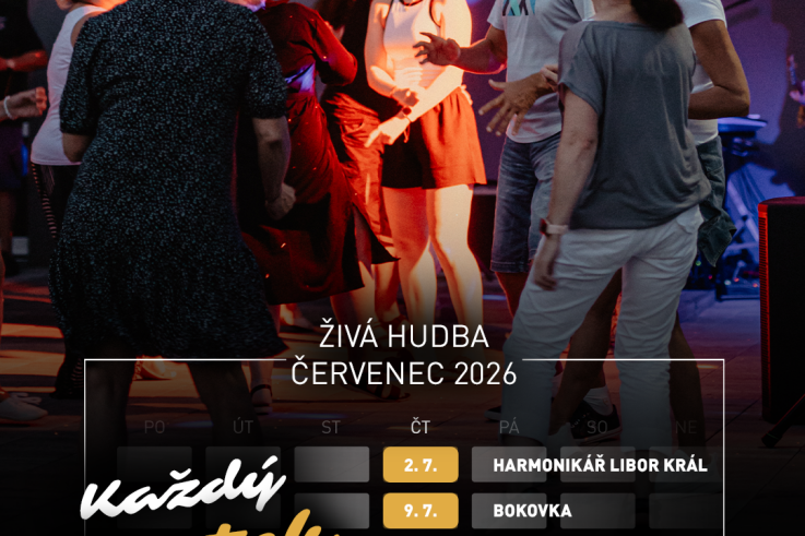 Živá hudba červenec 2026